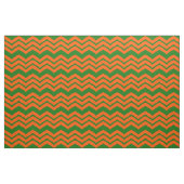 Tissu Conception de chevron en zigzag vert orange (Fat Quarter)