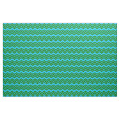 Tissu Conception de chevron zigzag bleu vert (Yard)