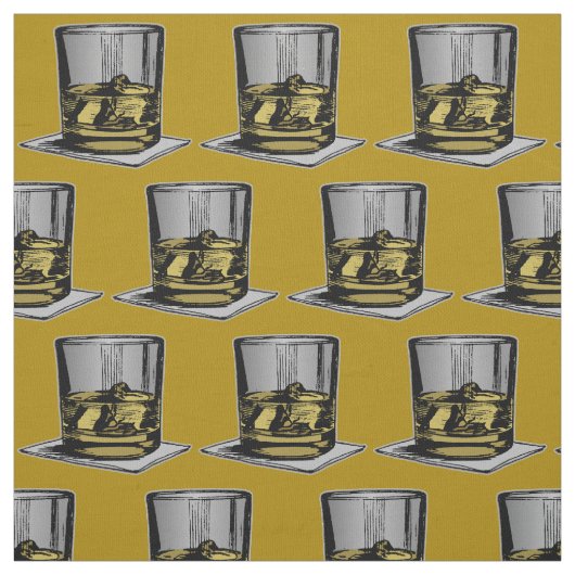 Tissu Conception de cocktails et de serviettes (Échantillon)