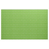 Tissu Conception de coeurs adorables verts blancs (Yard)