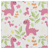 Tissu Conception de dino gothique rose (fermé)