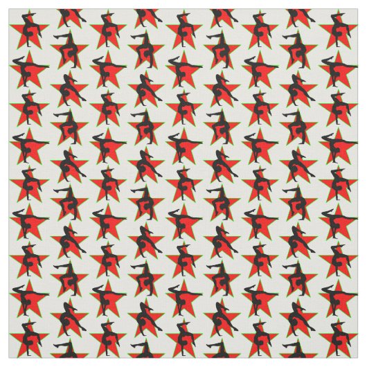 TISSU CONCEPTION DE GYMNASTIQUES DE VACANCES ROUGES (Échantillon)