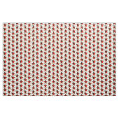 TISSU CONCEPTION DE GYMNASTIQUES DE VACANCES ROUGES (Fat Quarter)
