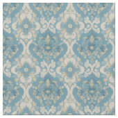 Tissu Conception de l'époque victorienne Bleu et Jaune (Fermer)