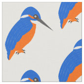 Tissu Conception de martin-pêcheur (Fermer)