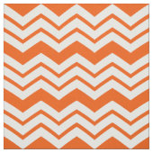 Tissu Conception de motif à chevron zigzag blanc orange  (Échantillon)