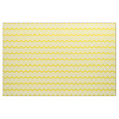 Tissu Conception de motif en chevron zigzag blanc jaune  (Yard)
