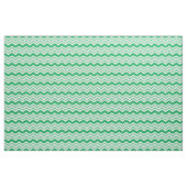 Tissu Conception de motif en chevron zigzag blanc vert  (Yard)