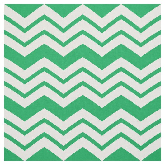 Tissu Conception de motif en chevron zigzag blanc vert  (Échantillon)