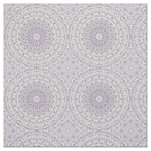 Tissu Conception de motif mandala lavande et vert (Échantillon)