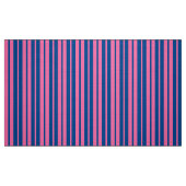 Tissu Conception de motif rayé stylé rose bleu (Fat Quarter)