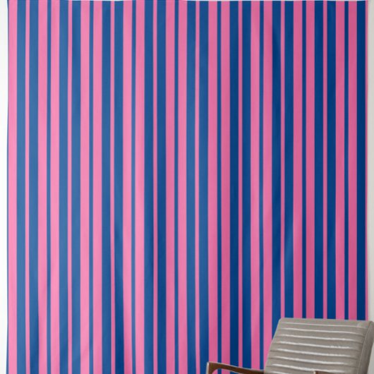 Tissu Conception de motif rayé stylé rose bleu