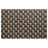 Tissu Conception de motif singe noir (Fat Quarter)