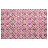 Tissu Conception de motif singe rose (Yard)