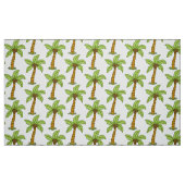 Tissu Conception de palmiers mignons (Fat Quarter)