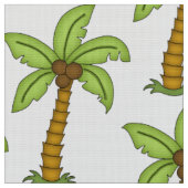 Tissu Conception de palmiers mignons (Fermer)