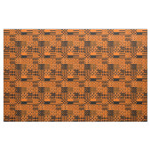 Tissu Conception de Patchwork Motif mixte orange noir (Yard)