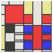 Tissu Conception de plasticism de style de Mondrian néo- (Fermer)