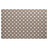 Tissu Conception de points marrons neutres de la Terre (Fat Quarter)