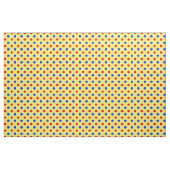 Tissu Conception de points polka rouges bleus jaunes  (Yard)