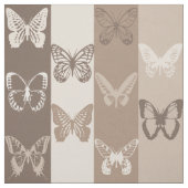 Tissu Conception de rayures de papillon de terre neutre (Échantillon)