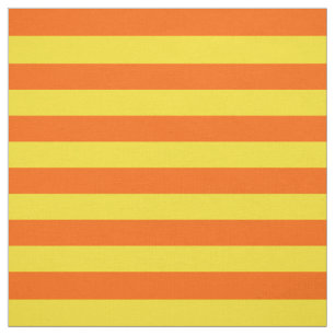 Tissu Conception de rayures jaunes orange