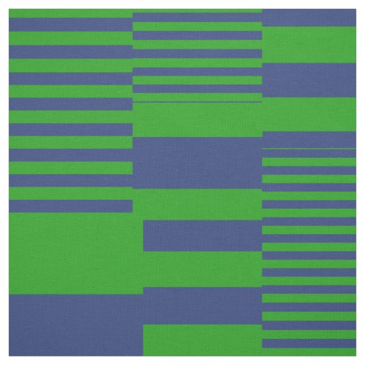 Tissu Conception de rayures patchwork bleu vert (Échantillon)