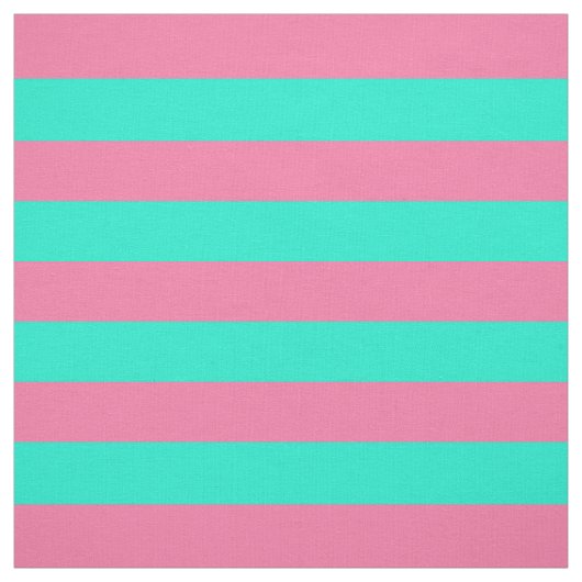 Tissu Conception de rayures vert menthe rose (Échantillon)