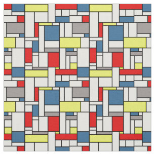 Tissu Conception de style de Mondrian