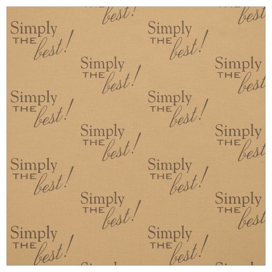 Tissu Conception de texte simple / changement de vos idé (Échantillon)