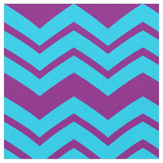 Tissu Conception de zigzag chevron bleu violet  (Fermer)