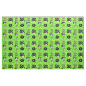 Tissu Conception des boeufs de gazon vert Minty, (Fat Quarter)