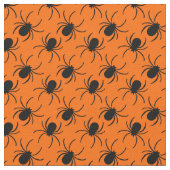 Tissu conception d'halloween d'araignée noire (Fermer)