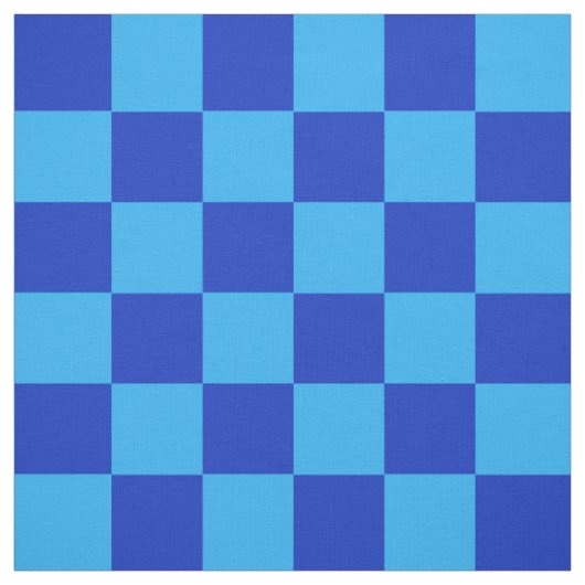 Tissu Conception du vérificateur bleu clair et foncé (Échantillon)