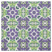 Tissu Conception florale abstraite colorée (Échantillon)