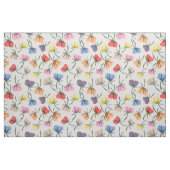 Tissu Conception florale colorée sur coton (Fat Quarter)