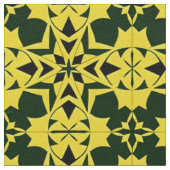 Tissu Conception florale géométrique vibrante (Détail)