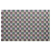 Tissu Conception géométrique À damiers champignon (Yard)