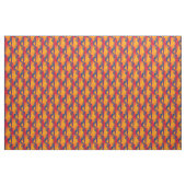 Tissu Conception graphique transparente - jaune rouge I (Yard)