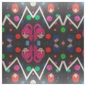 Tissu Conception lumineuse de caractères d'Anime (Échantillon)