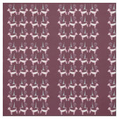 Tissu Conception mignonne de caniche de Paris d'années (Échantillon)