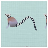 TISSU CONCEPTION MOTIF DE LEMURS À BORD (Fermer)