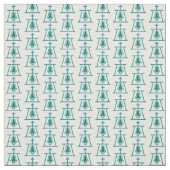 Tissu Conception perlée de Raincross - vert de mer - (Échantillon)