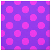 Tissu Conception Pois rose&violet (Échantillon)