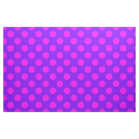 Tissu Conception Pois rose&violet (Fat Quarter)