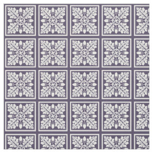 Tissu Conception pourpre de tuile de gland et de feuille