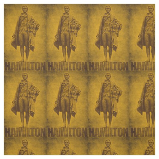 Tissu Conception statuesque d'Alexander Hamilton (Échantillon)