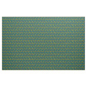 Tissu Conception Tribale Abstraite Verte, Rouge, Sarcell (Yard)