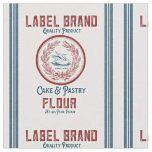 Tissu Conception vintage de sac à farine