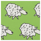 Tissu Conceptions de moutons dans un motif sur un (Fermer)